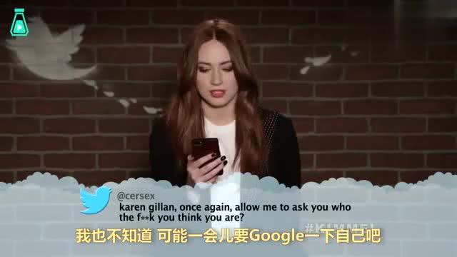 明星读推特 字幕